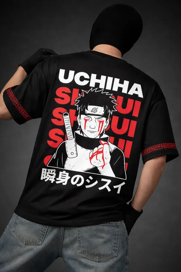 Black_Cotton_Oversized_Uchiha_Clan_Anime_Graphic_T-Shirt_For_Unisex