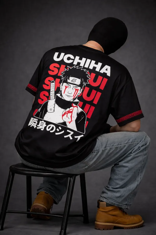 Black_Cotton_Oversized_Uchiha_Clan_Anime_Graphic_T-Shirt_For_Unisex