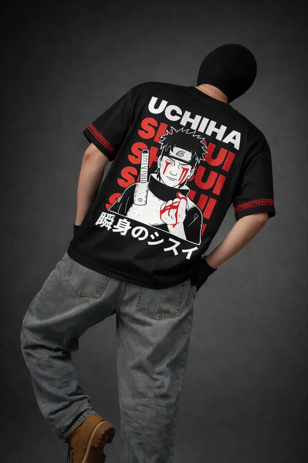 Black_Cotton_Oversized_Uchiha_Clan_Anime_Graphic_T-Shirt_For_Unisex