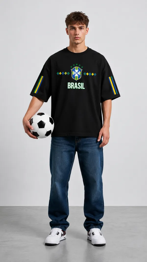 Black_Cotton_Oversized_Brasil_Champions_Graphic_T-Shirt_For_Unisex