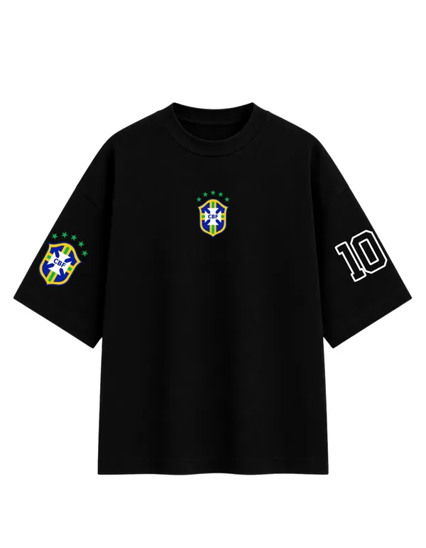 Black_Cotton_Oversized_Neymar_Jr_10_Brasil_Graphic_T-Shirt_For_Unisex