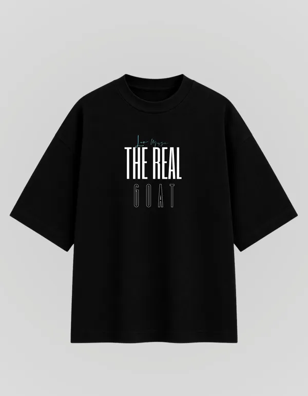 Black_Cotton_Oversized_The_Real_Goat_Messi_Football_Graphic_T-Shirt_For_Unisex