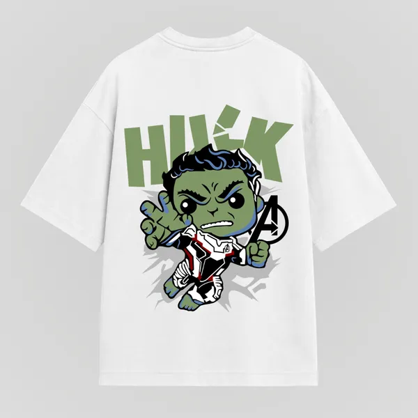 White_Cotton_Oversized_Hulk_Graphic_T-Shirt_For_Unisex