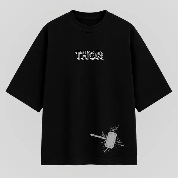 Black_Cotton_Oversized_Thor_Graphic_T-Shirt_For_Unisex