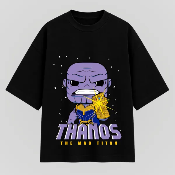 Black_Cotton_Oversized_Little_Thanos_Graphic_T-Shirt_For_Unisex