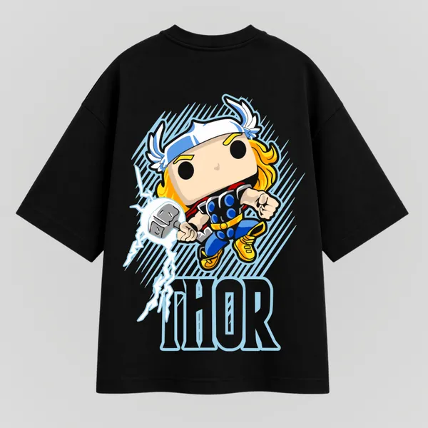 Black_Cotton_Oversized_Thunder_Graphic_T-Shirt_For_Unisex