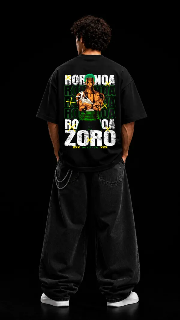 Black_Cotton_Oversized_Roronoa_Graphic_T-Shirt_For_Unisex