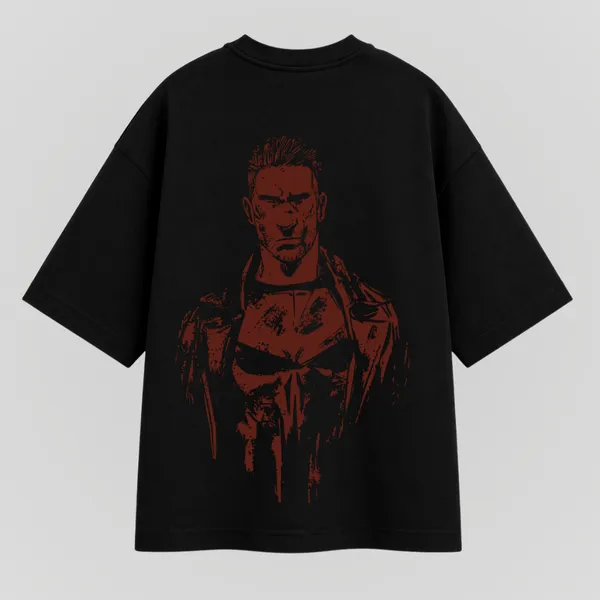 Black_Cotton_Oversized_Punisher_Graphic_T-Shirt_For_Unisex