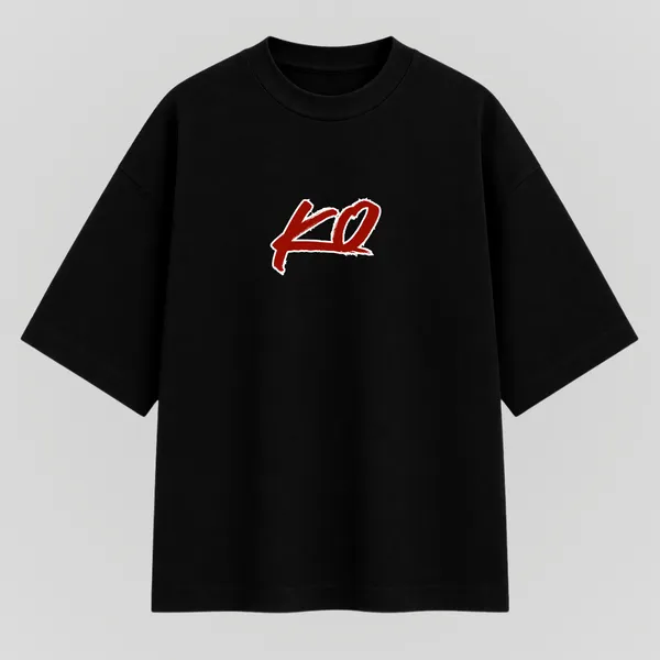 Black_Cotton_Oversized_Street_fighter_Graphic_T-Shirt_For_Unisex