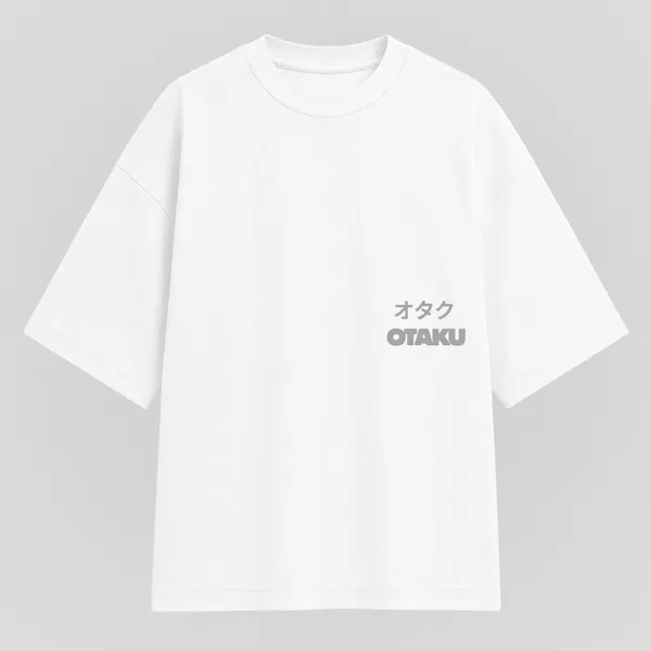 White_Cotton_Oversized_Otaku_Graphic_T-Shirt_For_Unisex