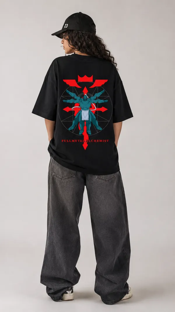 Black_Cotton_Alphonse_Elric_Graphic_T-Shirt_For_Unisex