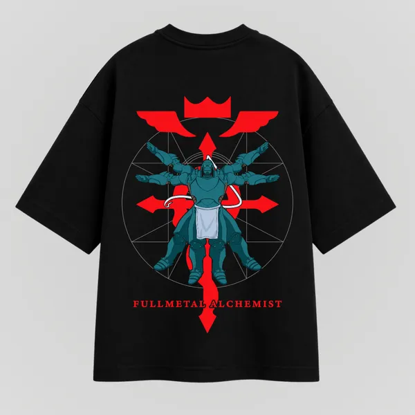 Black_Cotton_Alphonse_Elric_Graphic_T-Shirt_For_Unisex