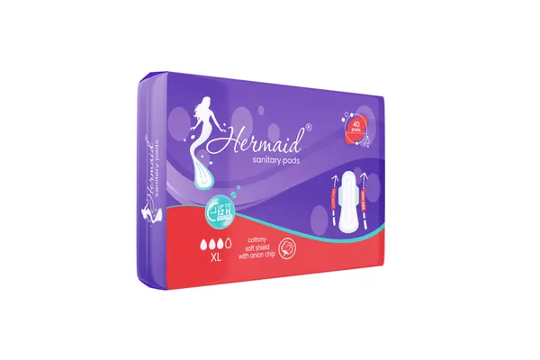 Hermaid_Xxl(320Mm)_Ultra_Sanitary_Pad_With_Anion_Chip_(White_-_Pack_Of_40)