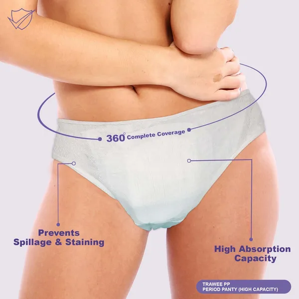 Trawee_Disposable_Period_Panties_|_Super_Absorbent_Thin_Briefliner_Pad_|_Leak_Protection_|_100%_Anti_Rash_|_0%_Uti_|_Stay_Dry_For_Long_Hours_Ideal_For_Heavy_Flow,_Travel_&_Overnight_Protection_(White_-_Pack_Of_5)