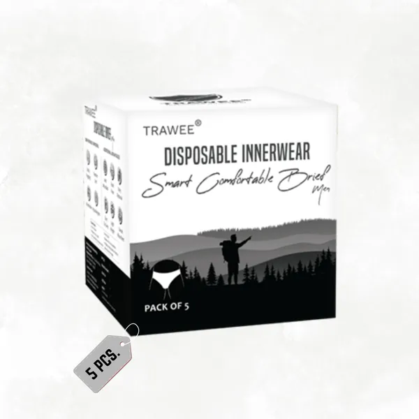 Trawee_Disposable_Underwears_For_Men_|_Ideal_For_Regular_Use,_Travel,_Spa,_Gym,_Trekking,_Sports|_Prevents_Infection_&_Itching|_No_Rash_&_Discomfort|_Comfortable_Fit|_Moisture-Wicking_Brief_(White_-_Pack_Of_5)