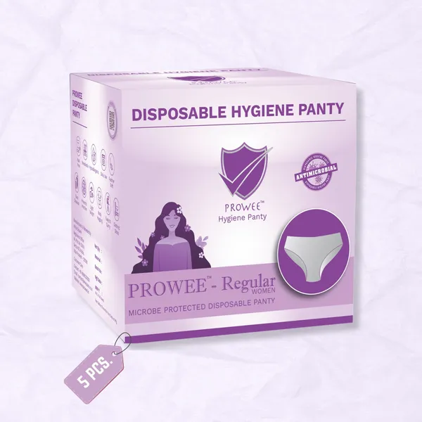 Prowee_Disposable_Women_Panty_|_Prevents_Uti_&_Infections_|Anti_Bacteria_Anti_Fungal_|Traveling,Trekking,Camping,Spa_|_To_Be_Paired_With_Pad_During_Periods_&_Post_Delivery_Care_|_Extra_Hygiene_(White_-_Pack_Of_5)