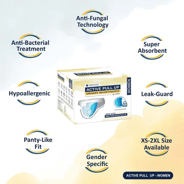 Prowee_Active_Pull_Up_Women_|_Panty_Style_For_Urinary_Incontinence_|_Heavy_Flow_|_Leak_Guard_With_Briefliner|_Prevents_Rashes_And_Infections_|_Ideal_For_Traveling,_Long_Duration,_Hospitals_Stays,_Home_Care_(White_-_Pack_Of_5)