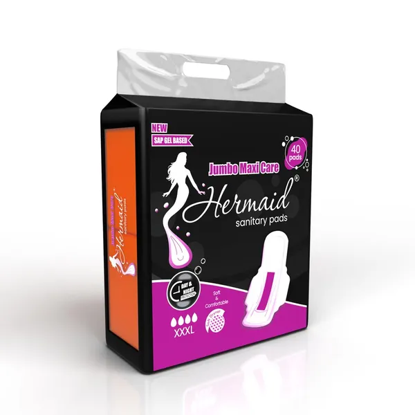 Hermaid_Xxl(320Mm)_Dry-Net_Maxi_Sanitary_Pad_With_Anion_Chip_(White_-_Pack_Of_3