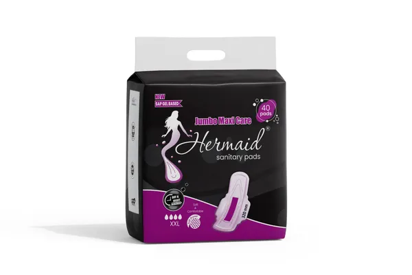 Hermaid_Xxl(320Mm)_Dry-Net_Maxi_Sanitary_Pad_With_Anion_Chip_(White_-_Pack_Of_3