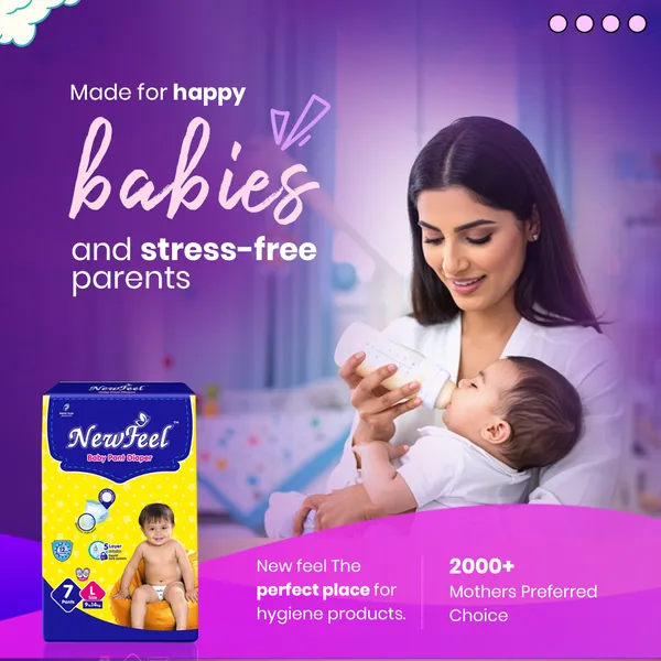 Newfeel_Baby_Diaper_Large_Size_7_Count_-_Pack_Of_4
