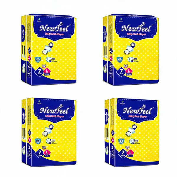 Newfeel_Baby_Diaper_Large_Size_7_Count_-_Pack_Of_4