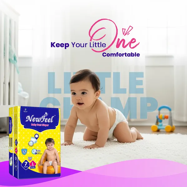 Newfeel_Baby_Diaper_Large_Size_7_Count_-_Pack_Of_4