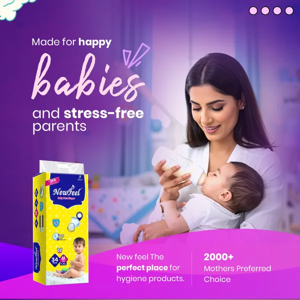 Newfeel_Baby_Diaper_Medium_Size_34_Count