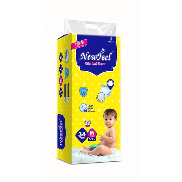 Newfeel_Baby_Diaper_Medium_Size_34_Count