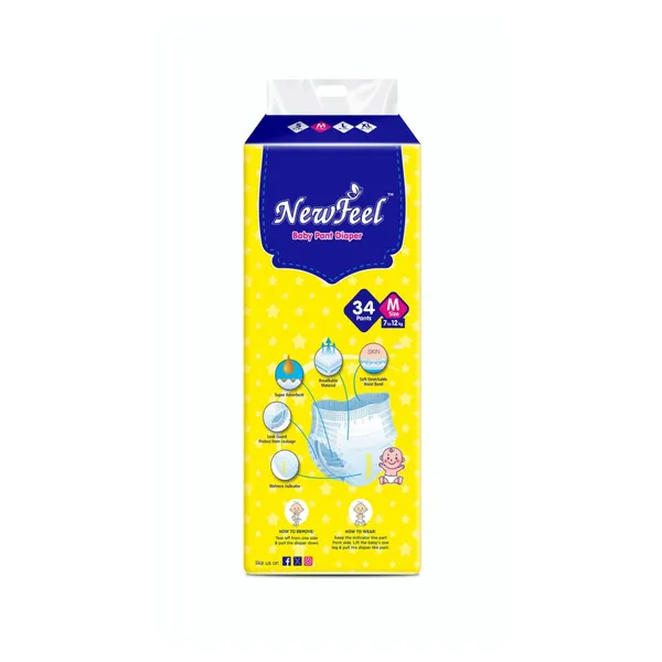 Newfeel_Baby_Diaper_Medium_Size_34_Count