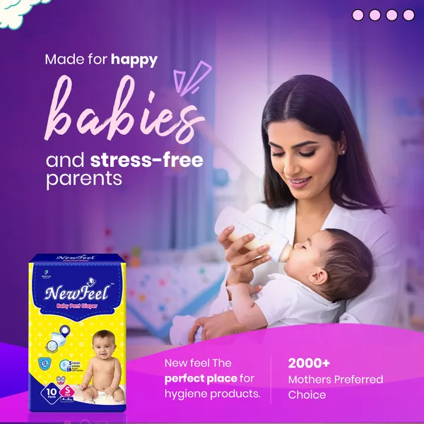 Newfeel_Baby_Diaper_Small_Size_10_Count_-_Pack_Of_4