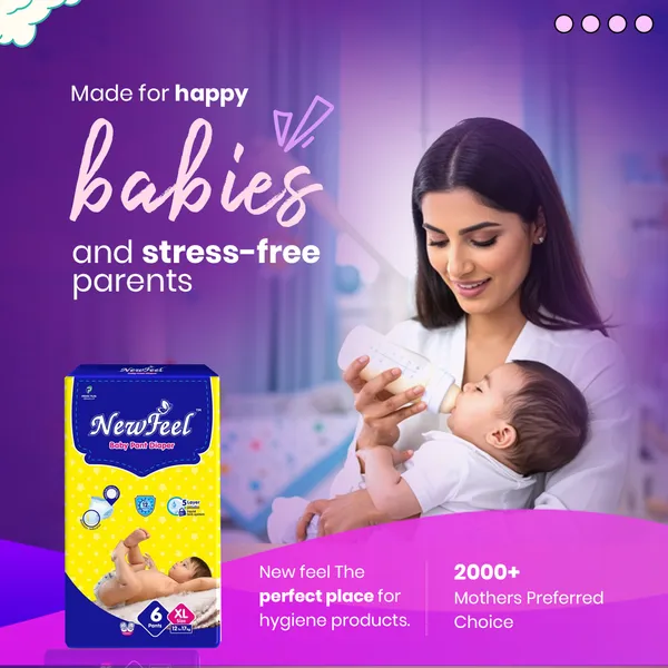 Newfeel_Baby_Diaper_Extra_Large_Size_6_Count_-_Pack_Of_4