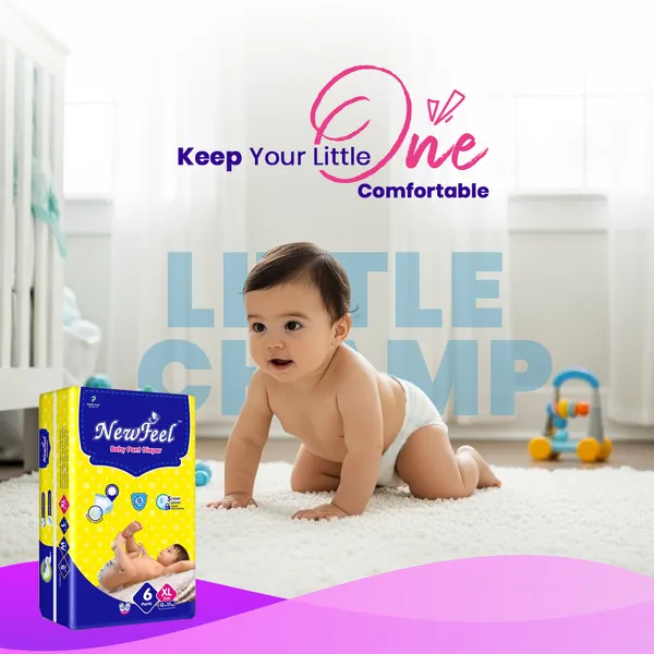 Newfeel_Baby_Diaper_Extra_Large_Size_6_Count_-_Pack_Of_4