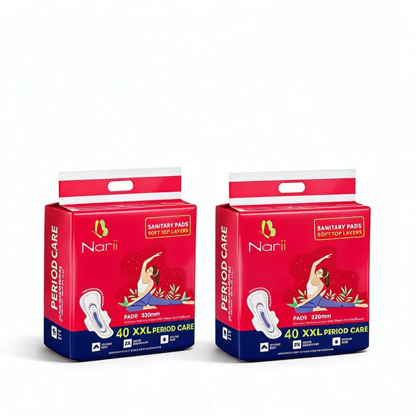 Narii_Xxl(320Mm)_Cotton_Maxi_Sanitary_Pad_(White_-_Pack_Of_2
