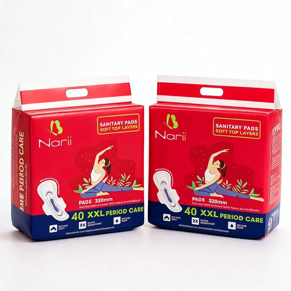 Narii_Xxl(320Mm)_Cotton_Maxi_Sanitary_Pad_(White_-_Pack_Of_2