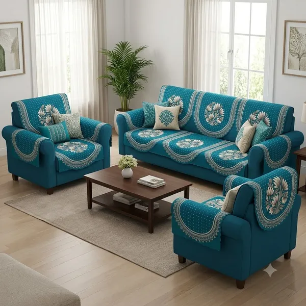 Blue_And_White_Chenille_Sofa_Cover_For_Home_Furnishing