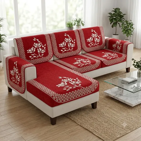 Red_And_White_Chenille_Sofa_Cover_For_Home_Furnishing