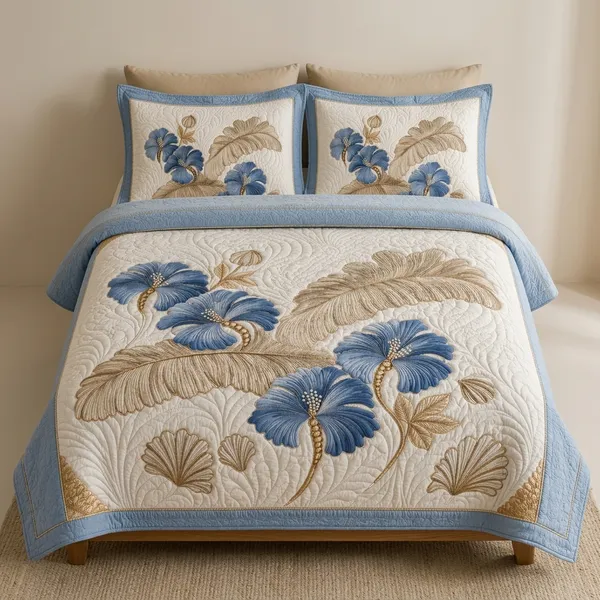 Multicolor_Glace_Cotton_Bedsheet_Set_For_Home_Furnishing
