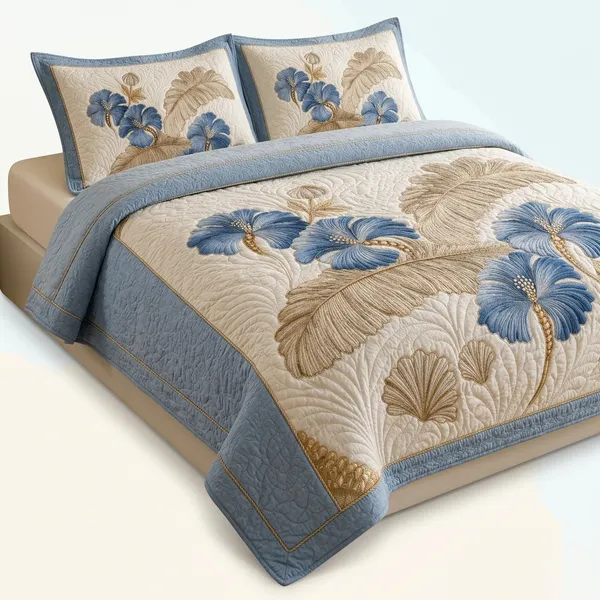 Multicolor_Glace_Cotton_Bedsheet_Set_For_Home_Furnishing