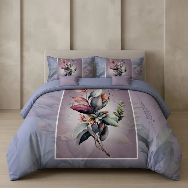 Multicolor_Glace_Cotton_Bedsheet_Set_For_Home_Furnishing