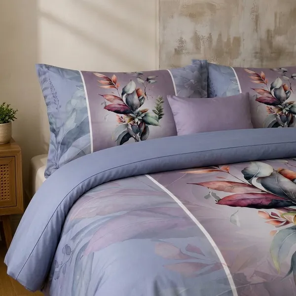 Multicolor_Glace_Cotton_Bedsheet_Set_For_Home_Furnishing