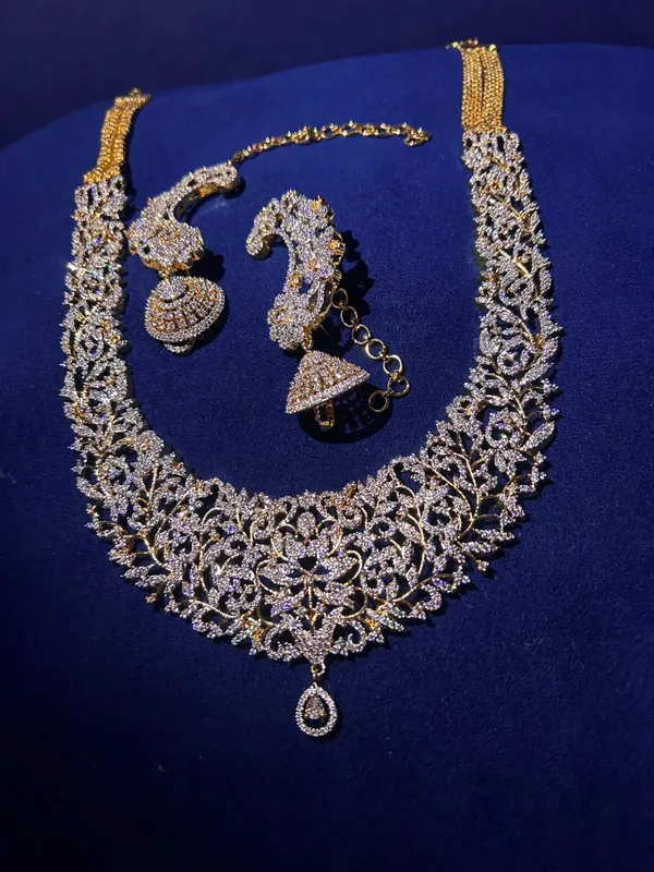 Multicolor_Alloy_Diamond_Haram_Set_With_Earrings_For_Women