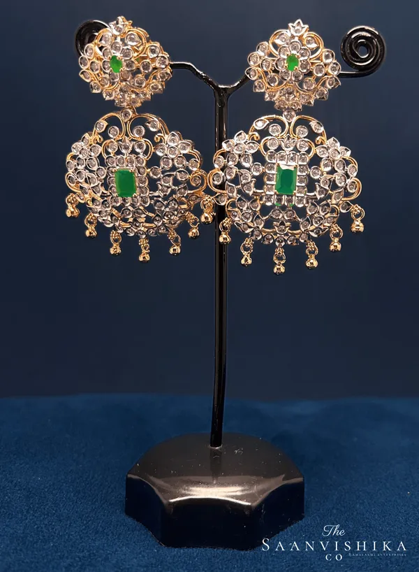 Multicolor_Alloy_Emerald_Rani_Necklace_With_Earrings_For_Women