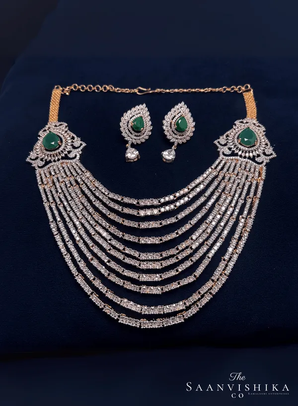 Grand_4_In_1_Interchangeable_Multi_Layer_Diamond_Necklace_With_Earrings
