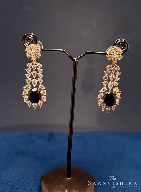 Black_Alloy_Blend_Hexagonal_Gem_Diamond_Necklace_With_Earrings_For_Women