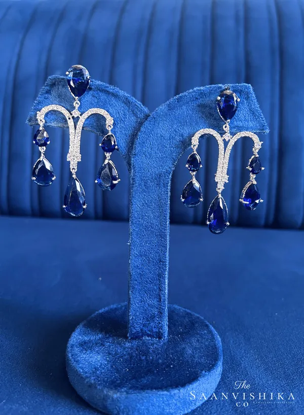 Purple_Alloy_Gemstone_Diamond_Earrings_For_Women