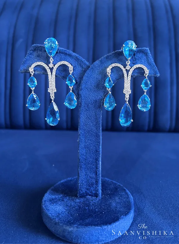 Blue_Alloy_Gemstone_Diamond_Earrings_For_Women