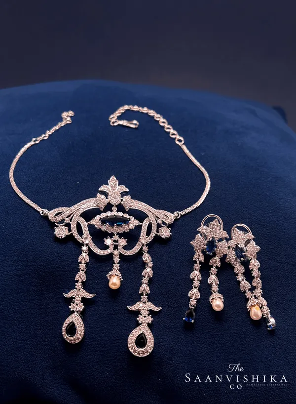Purple_Alloy_Blend_Pearl_Gemstone_Necklace_With_Earrings_For_Women