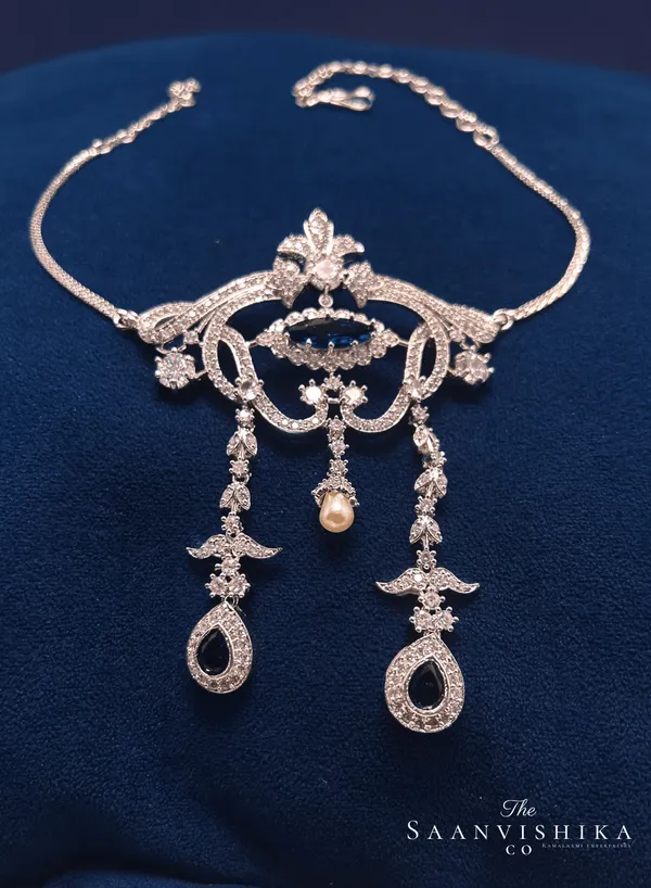 Purple_Alloy_Blend_Pearl_Gemstone_Necklace_With_Earrings_For_Women