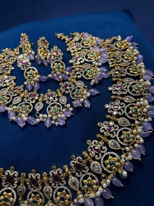 Purple_Alloy_Blend_Natural_Beads_Jewellery_Combo_Set_For_Women