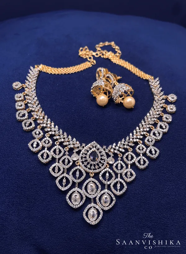 Purple_Alloy_Crystal_Hanging_Designer_Jewellery_Set_For_Women